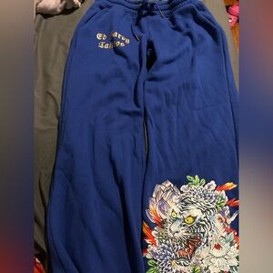 Ed Hardy Blue Sweatpants